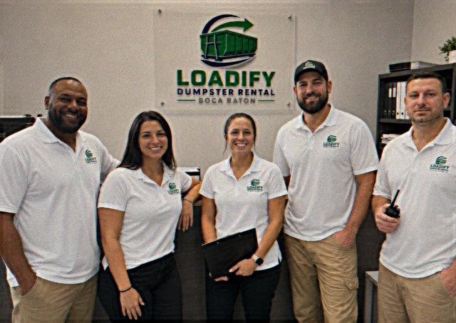The Loadify Dumpster Rental Boca Raton team
